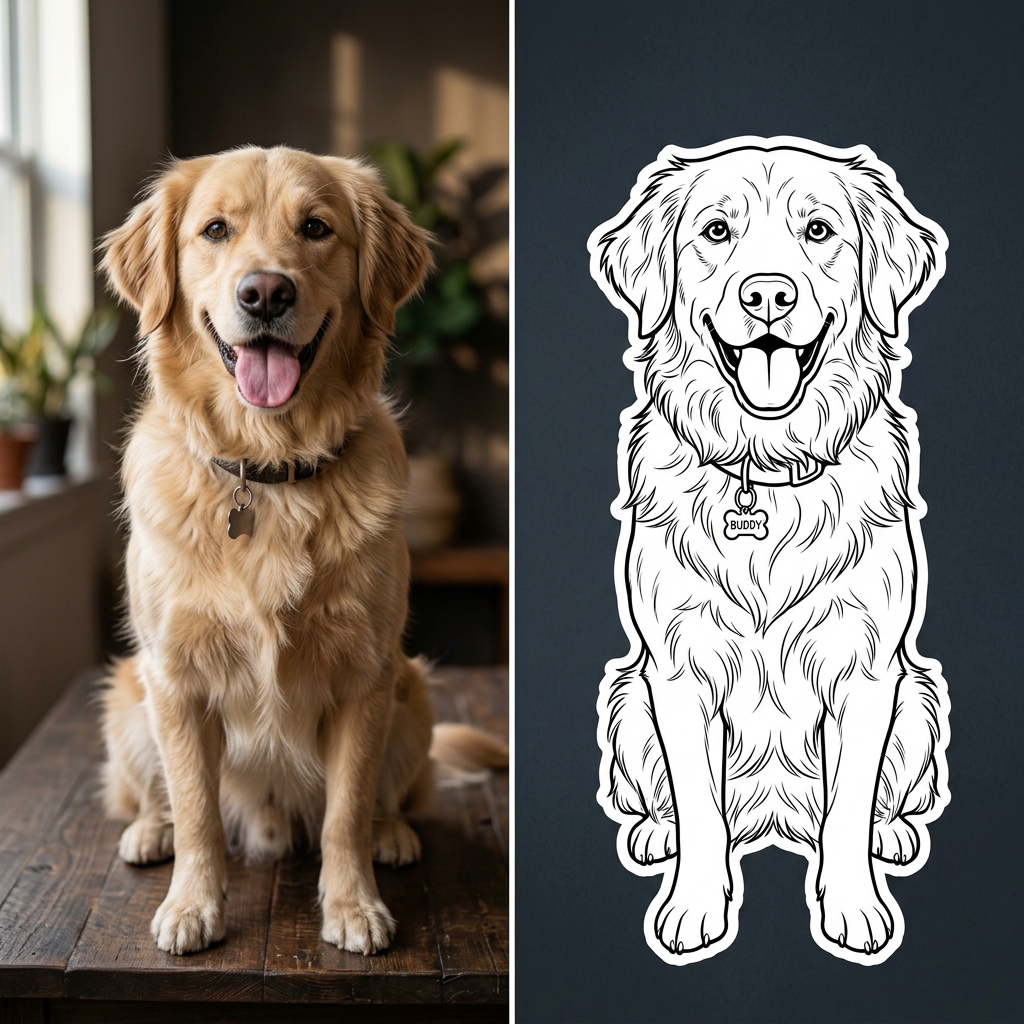 Pet Golden Retriever